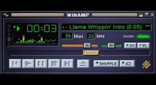 Old School Mp3 Player Winamp It Really Whips The Llama's Ass by Personal videos